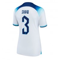 England Luke Shaw #3 Hemmatröja Dam VM 2022 Kortärmad